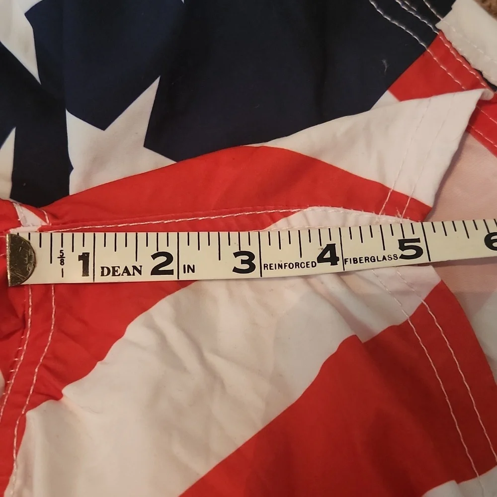 NWT- Exist Swim - Men's American Flag Swim Shorts- Sz Large